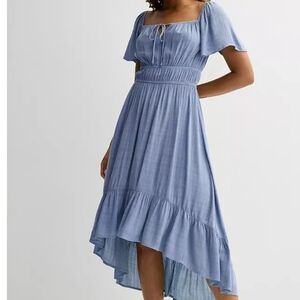 Rewind Blue High Low Dress